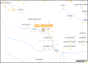 map of Kolang Sar