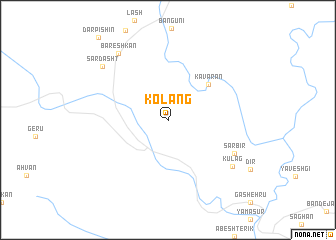 map of Kolang