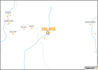 map of Kolang