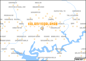 map of Kolanī-ye Qalam Āb