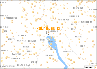 map of (( Kolanjevići ))
