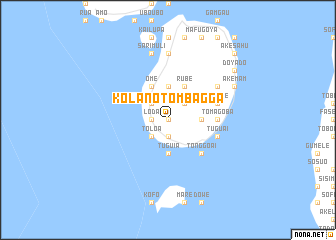 map of Kolanotombagga