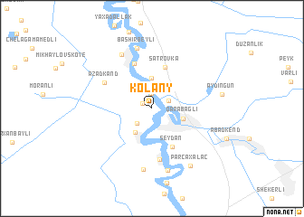 map of Kolany