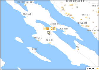 map of Kolan