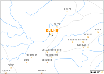map of Kolan