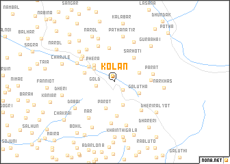 map of Kolān