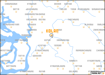 map of Kolān