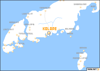 map of Kolape