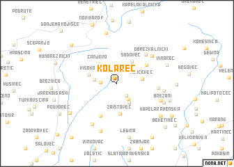 map of Kolarec