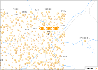 map of Kolārgaon