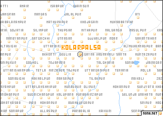 map of Kolār Pālsa