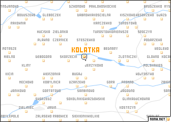 map of Kołatka