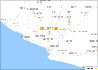 map of Kola Town