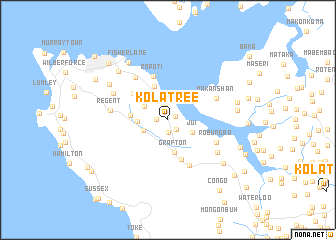 map of Kola Tree