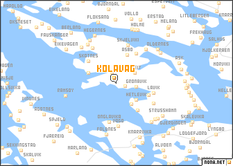 map of Kolavåg