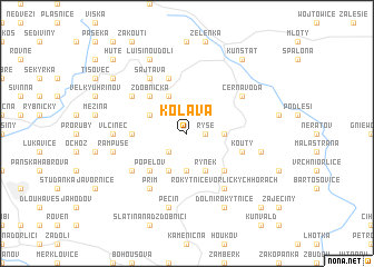 map of Kolava