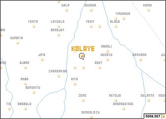 map of Kʼolayē