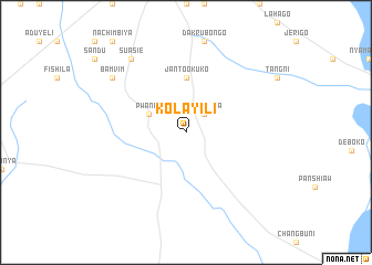 map of Kolayili