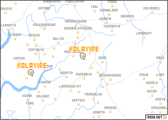 map of Kolayire