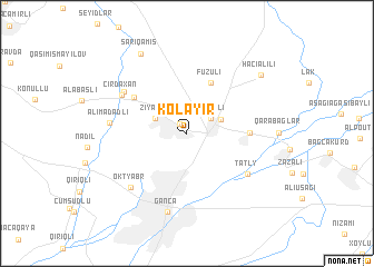 map of Kolayır