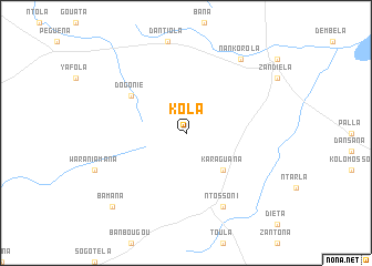 map of Kola