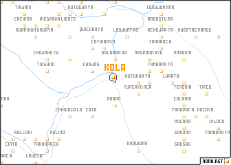 map of Kola