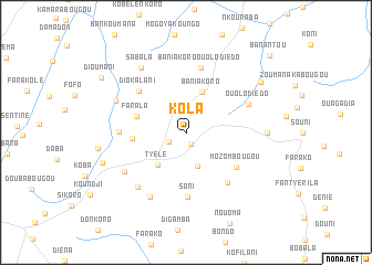 map of Kola