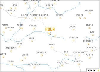 map of Kola