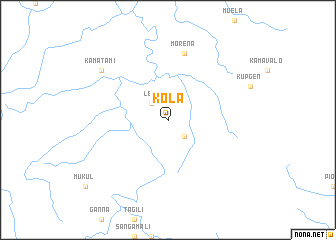 map of Kola