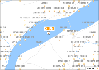 map of Kola