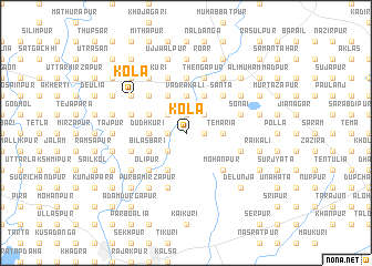 map of Kola