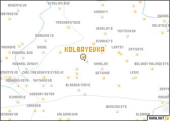 map of Kolbayevka