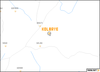 map of Kolbayē