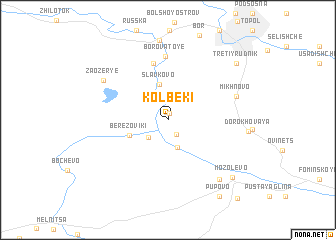 map of Kolbeki