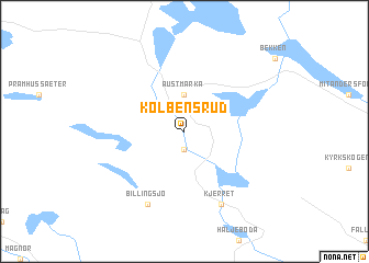 map of Kolbensrud