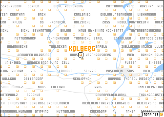 map of Kolberg