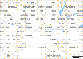 map of Kolbermoor