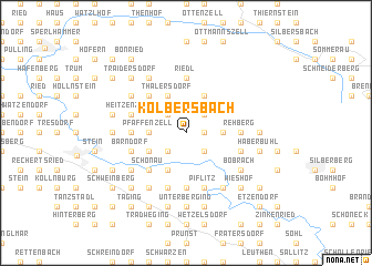 map of Kolbersbach