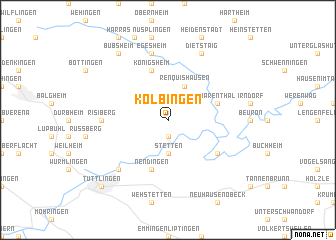 map of Kolbingen