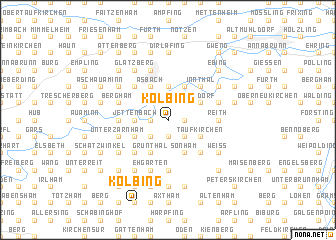 map of Kolbing