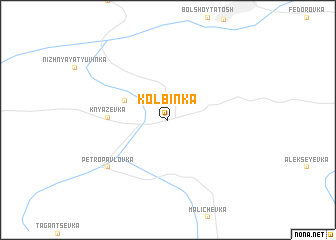 map of Kolbinka