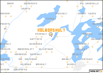 map of Kolborshult