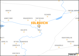 map of Kolbovichi