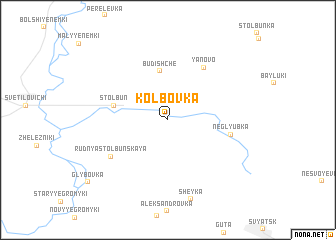 map of Kolbovka