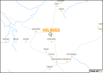 map of Kolbugu