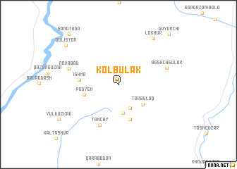 map of (( Kol-Bulak ))