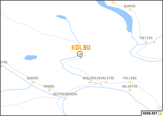 map of Kolbu