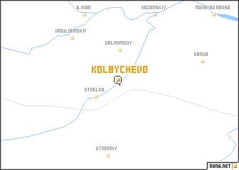 map of Kolbychevo