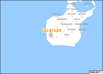 map of Kolby Kås