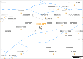 map of Kolby